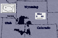 The Green River Formation is spread across Wyoming, Utah and Colorado